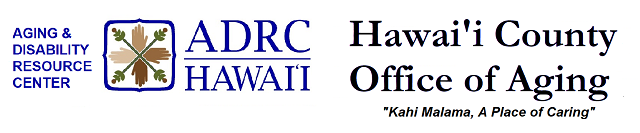 Logo of Hawaii County on Aging